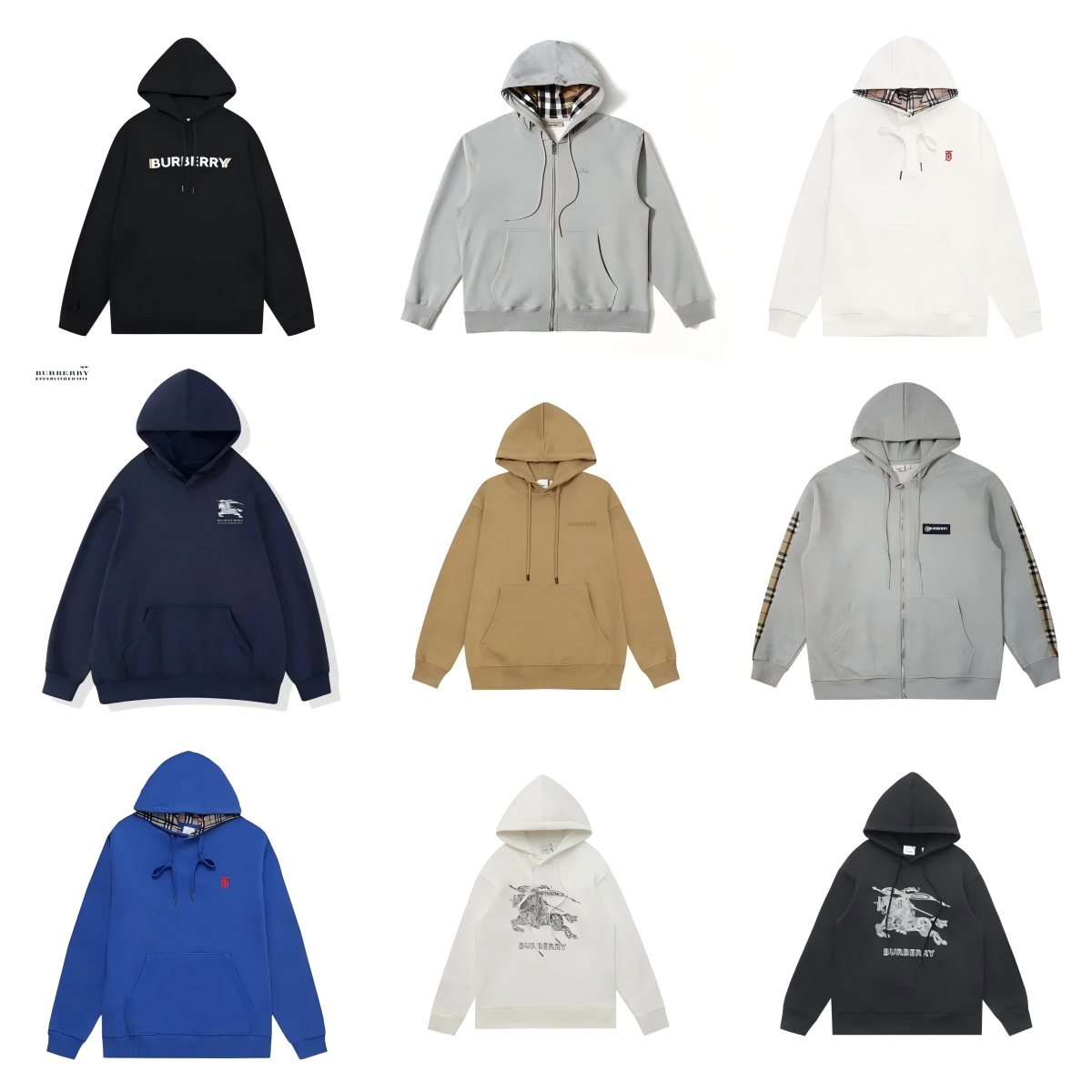 Burberry Hoodie Long sleeve cardigan jacket and coat