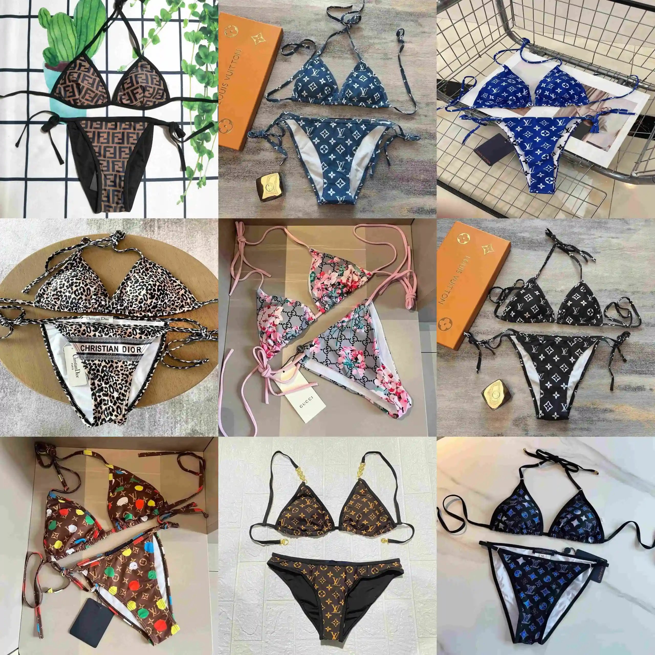 Chanel/Louis Vuitton/Fendi/Gucci/Dior Bikini
