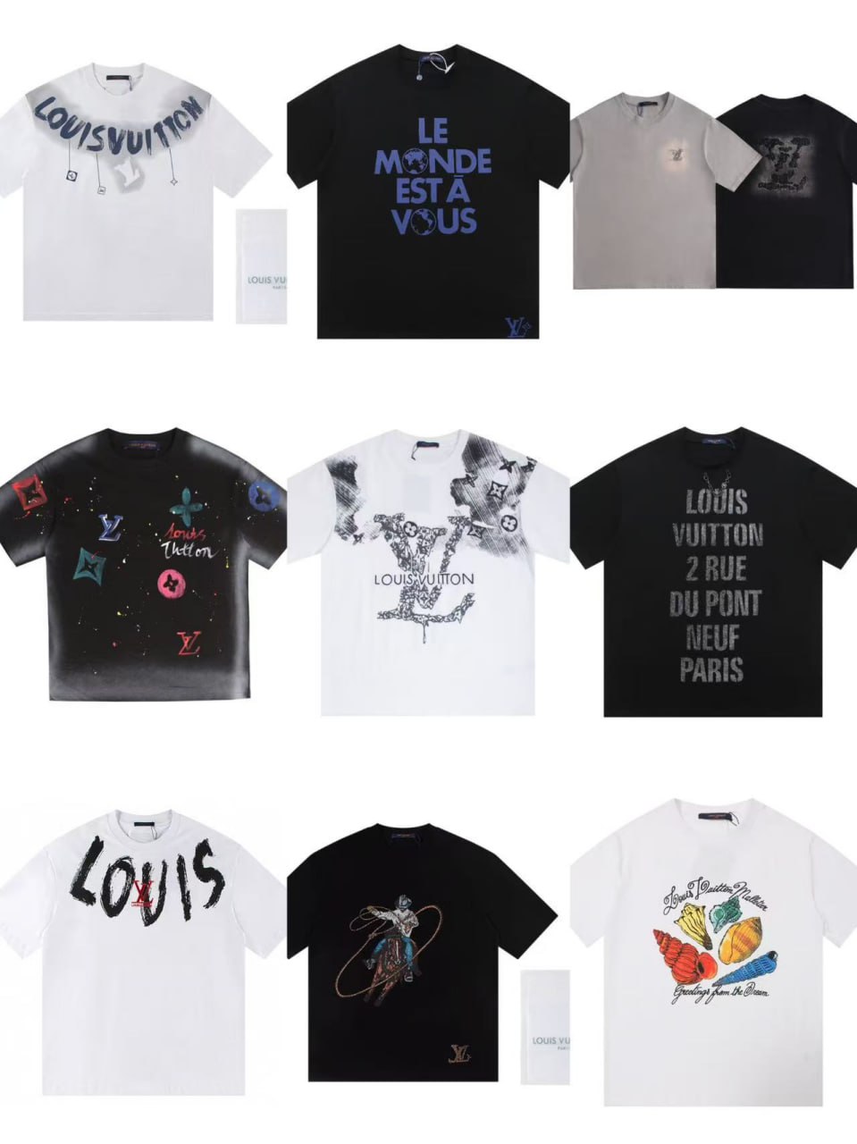 Louis Vuitton T-shirt Tee （ 40 Style