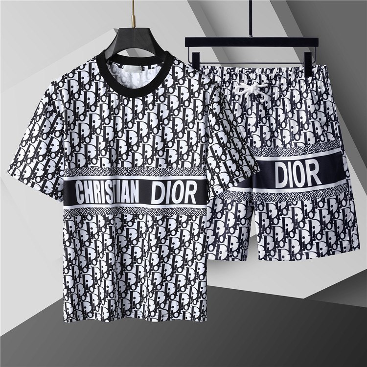 Louis Vuitton LV /Dior /Burberry suit T-shirt/shorts