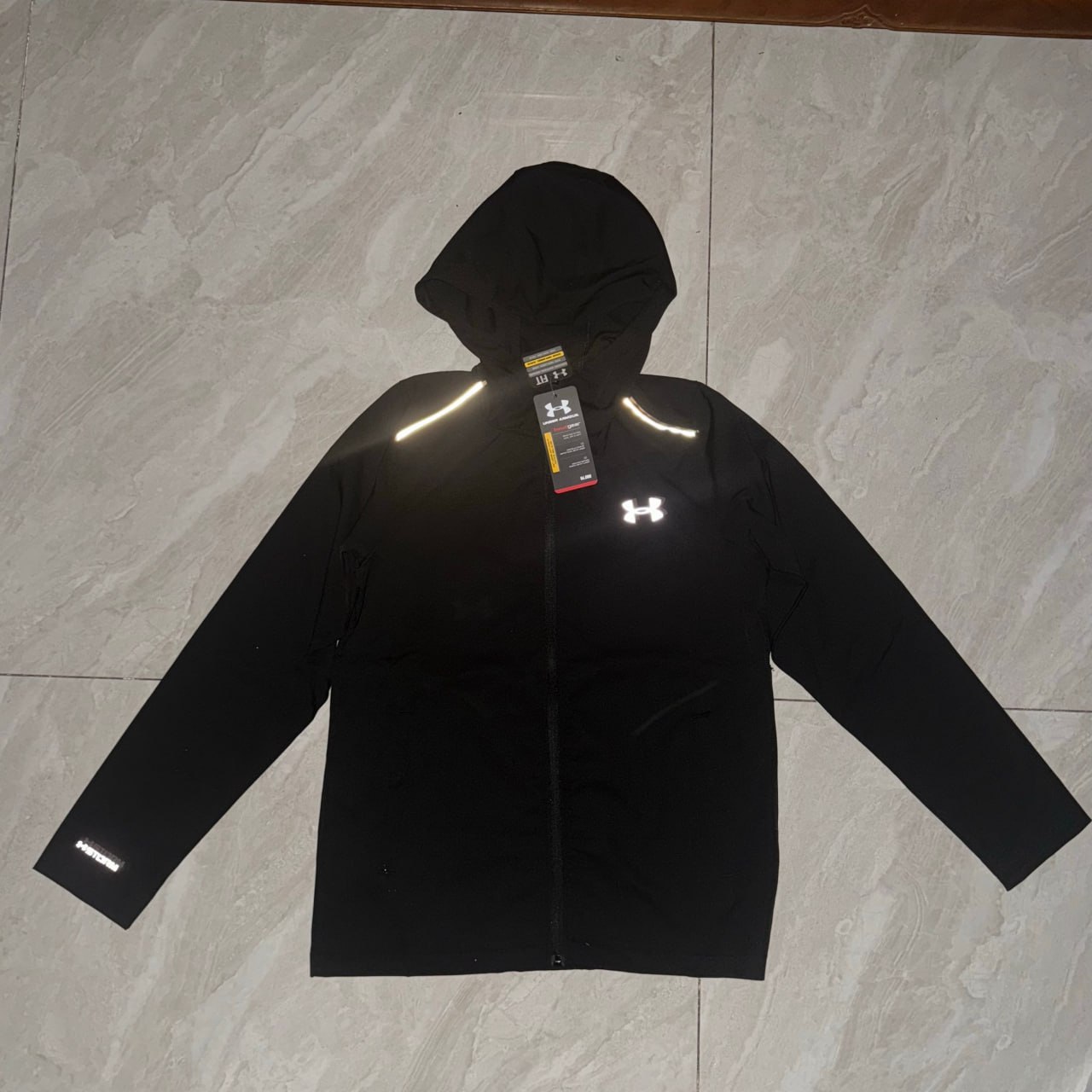 Nike Under Armour Reflective Running Tracksuit Jacket Pants