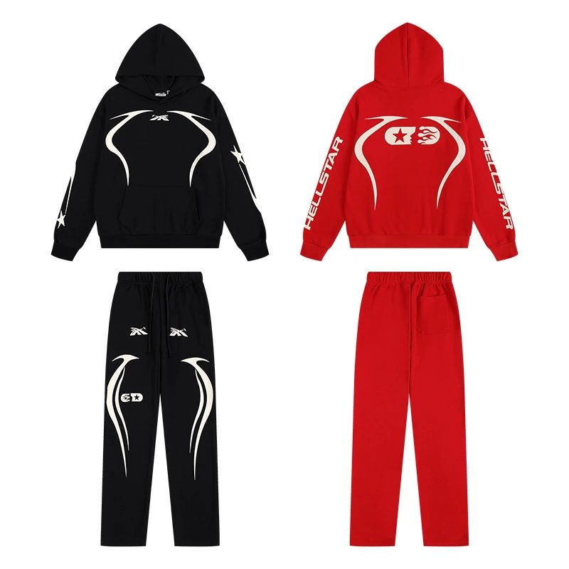 Hell Star Hoodie Suit [Multiple Styles & Colors]