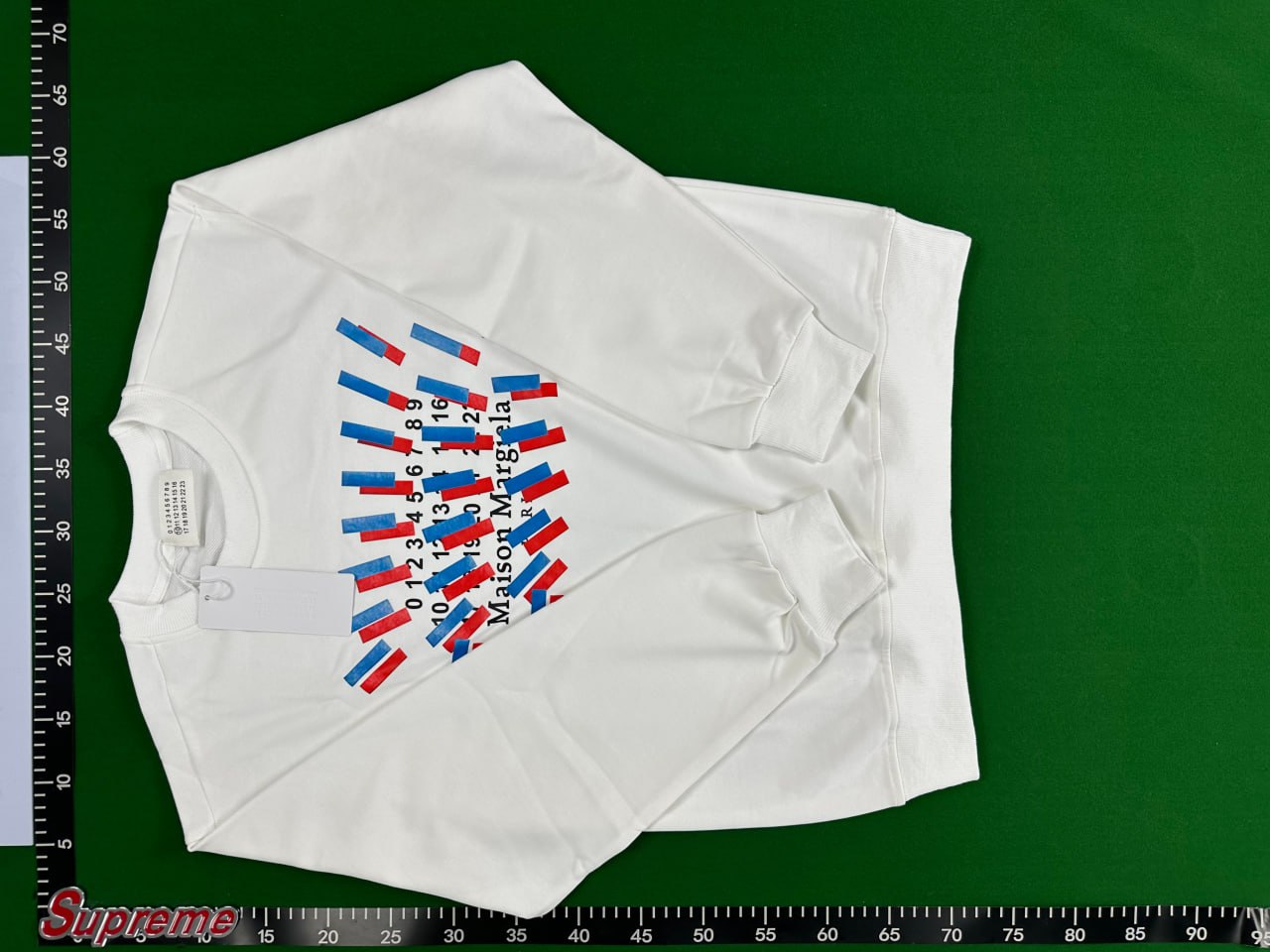 Maison Margiela Numbers Print Long-Sleeve T-Shirt