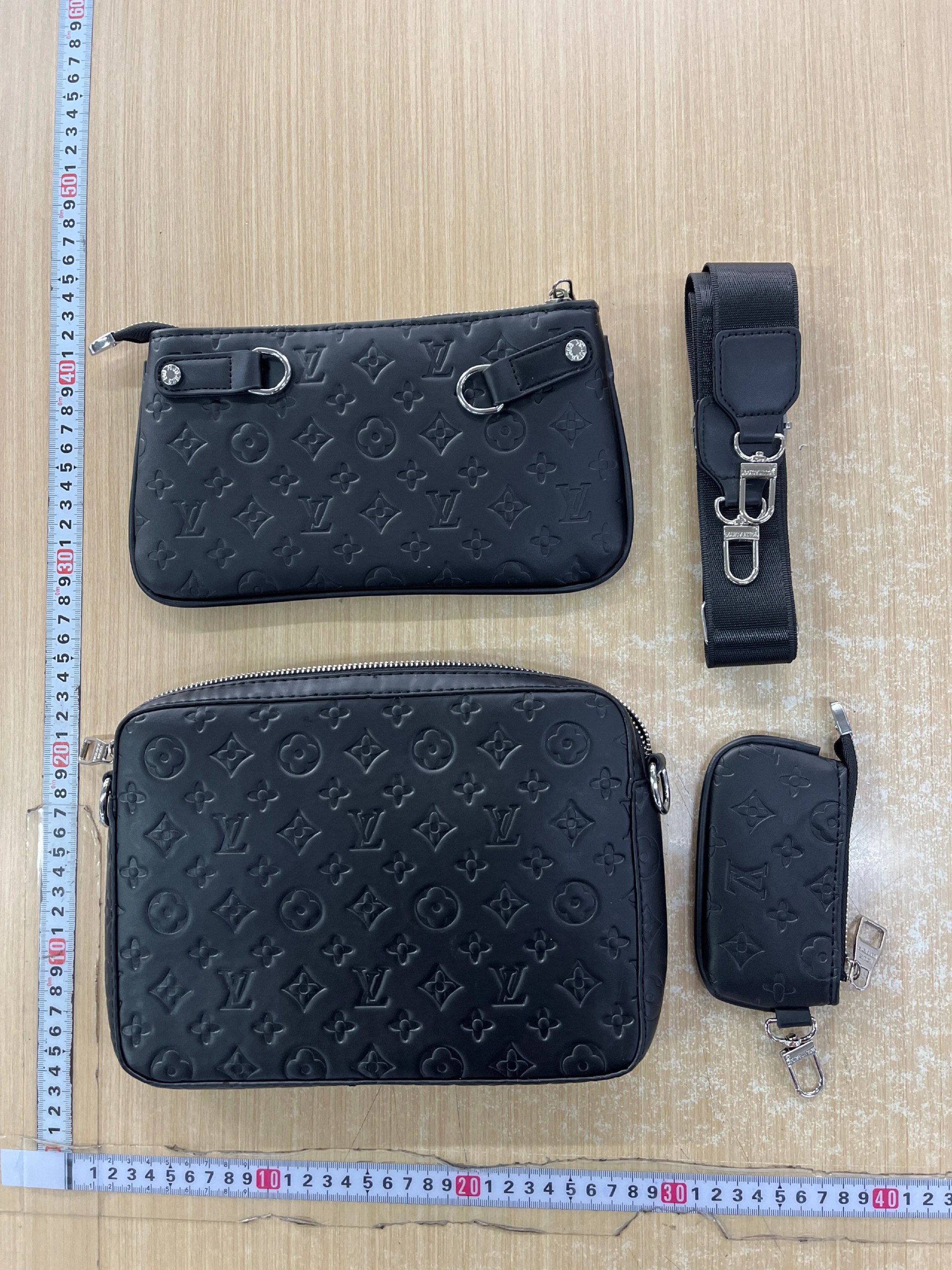 Louis Vuitton Monogram Eclipse Bag Set (3 Bags)