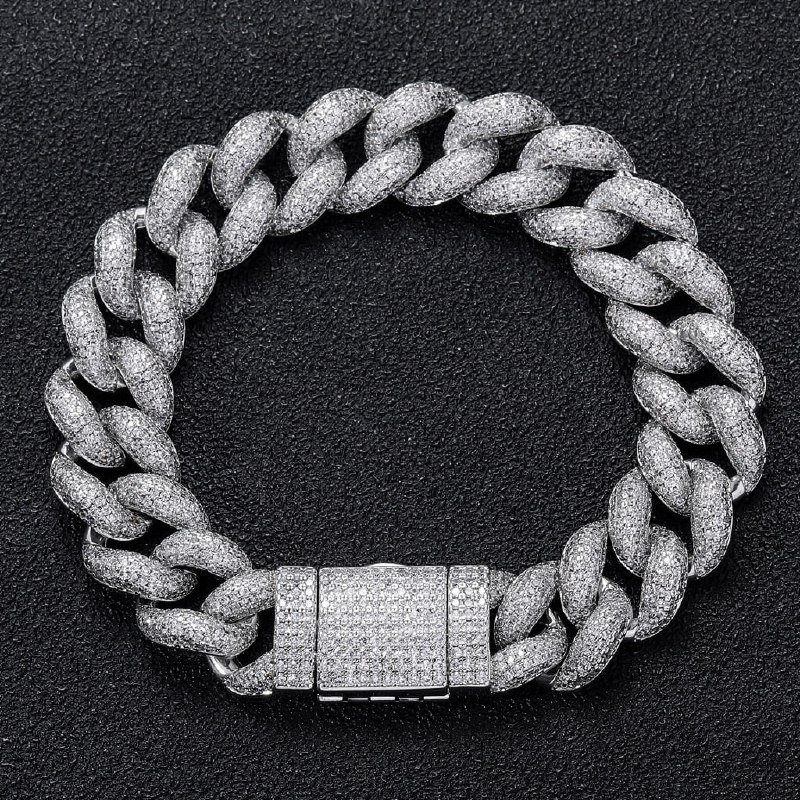 Cuban Link Diamond Bracelet [39 styles]
