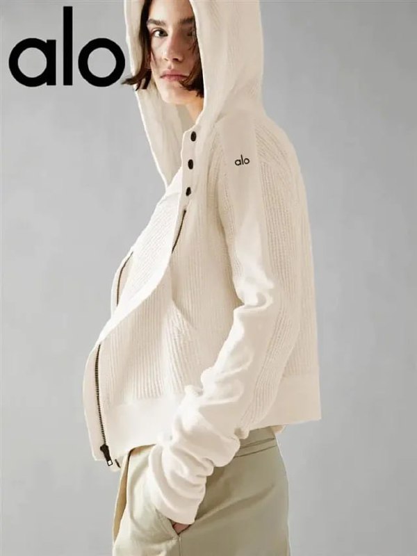 ALO Waffle Knit Hoodie [3 styles]