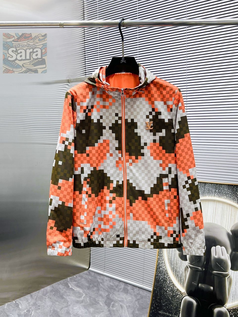 LV Monogram Denim Jacket / LV Damier Check Hooded Jacket [19 styles]