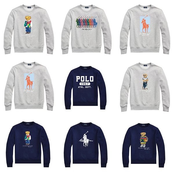 Polo Ralph Lauren Polo Bear Sweatshirts [28 styles]