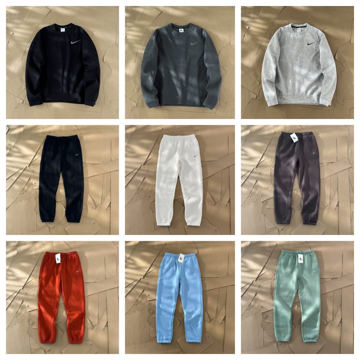 Nike Sportswear Crewneck Sweatshirt & Pants Set [15 styles]