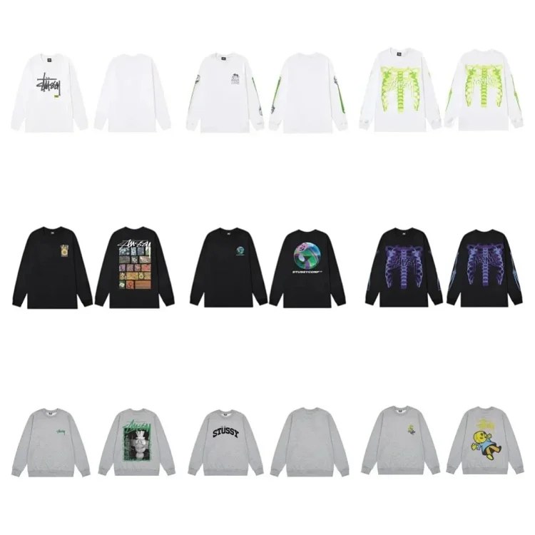Stussy Long Sleeve Sweatshirts [37 styles]