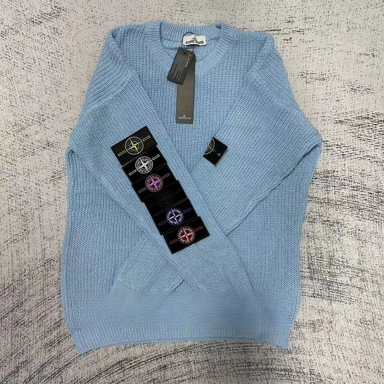 STONE ISLAND Ribbed V-Neck Sweater [40 styles]