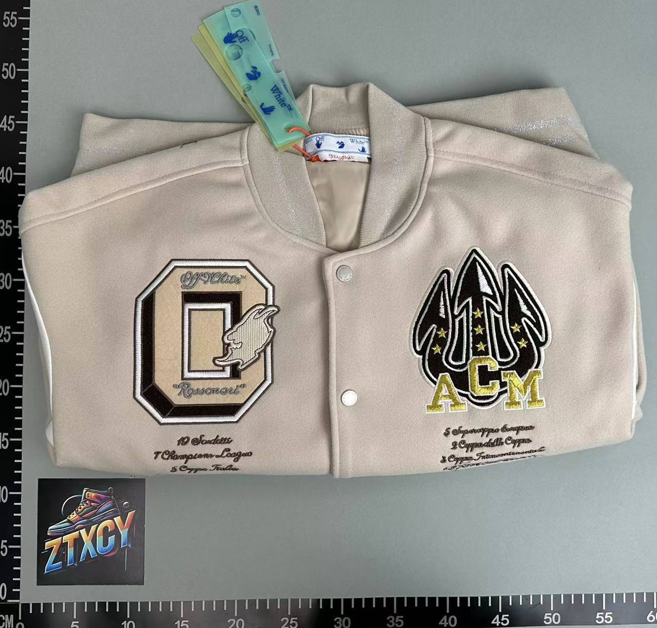 Off-White O'Logo Baseball Jacket