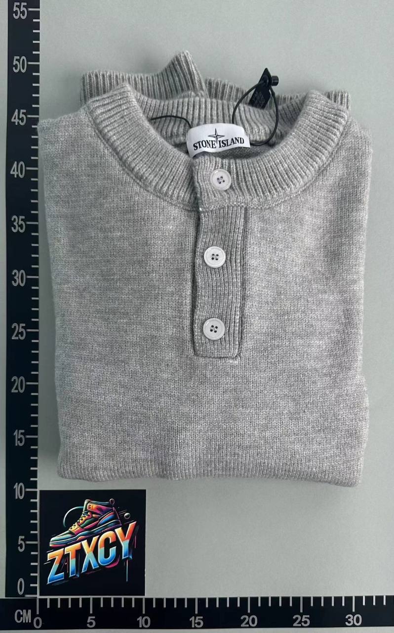 Stone Island Henley Sweater [3 styles]