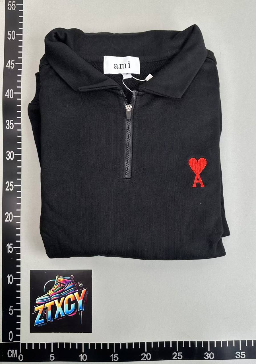 AMI Paris Heart Zip Sweater [3 styles]