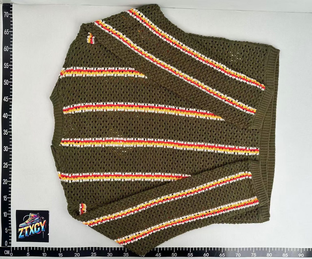 STUSSY Striped Knit Sweater