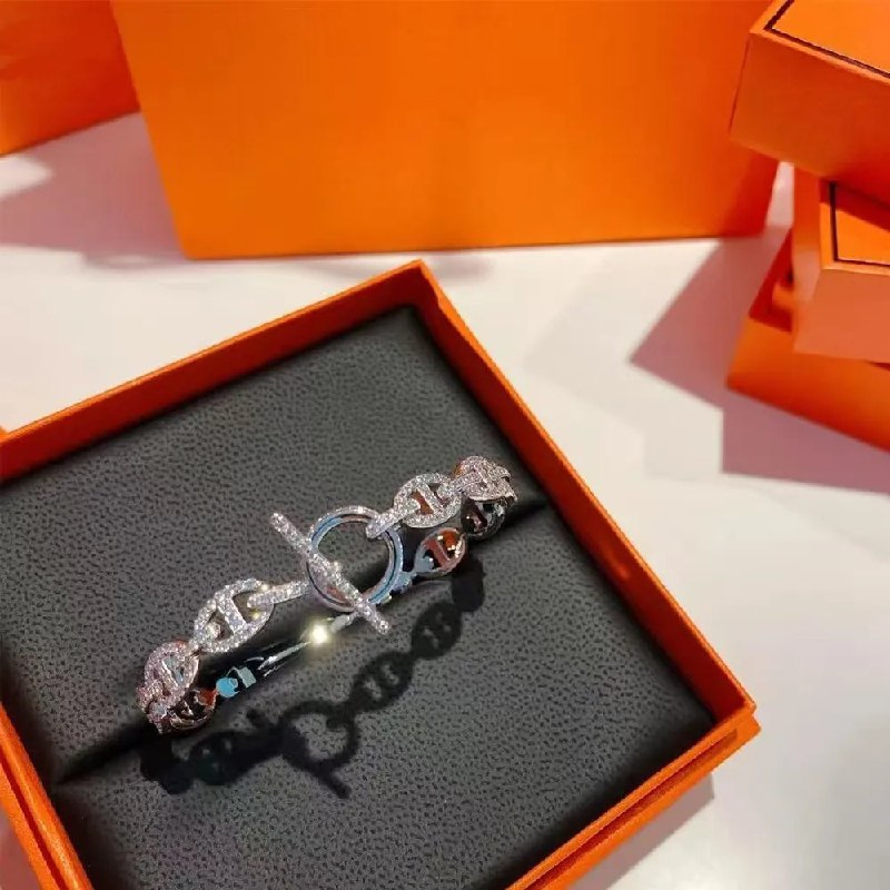 Hermes H Charm Necklace & Chain Bracelet Jewelry [37 styles]