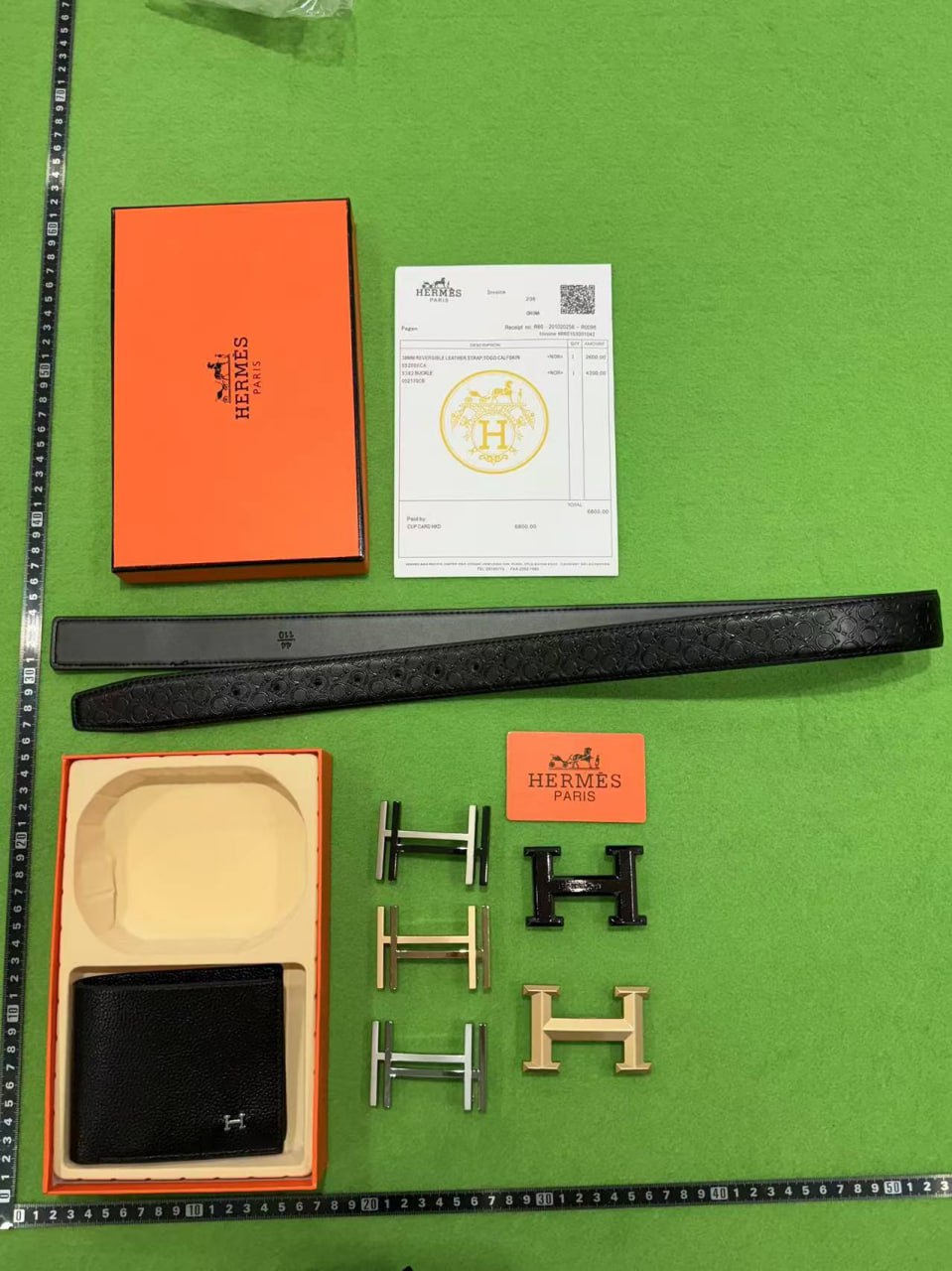 Gucci GG Supreme Belt & Wallet / Burberry Check Belt & Wallet / Hermès H Buckle Belt & Wallet / Louis Vuitton Monogram Belt & Wallet [40 styles]