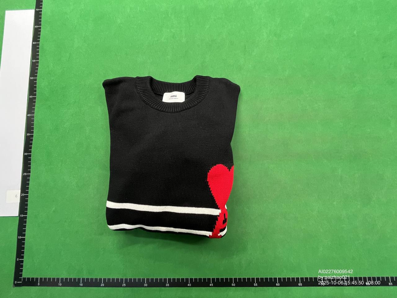 Ami Paris Heart Logo Sweater