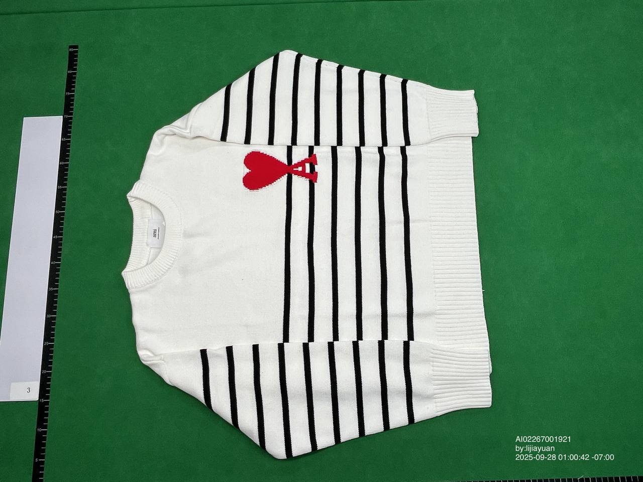 Ami Paris Heart Logo Sweater