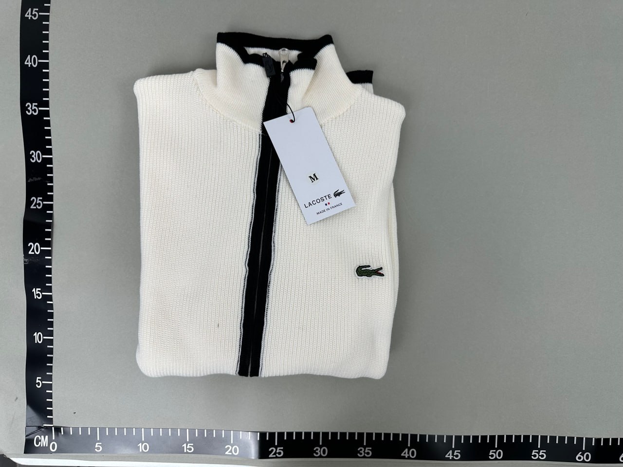 Lacoste Ribbed Zip-Up Sweater [3 styles]