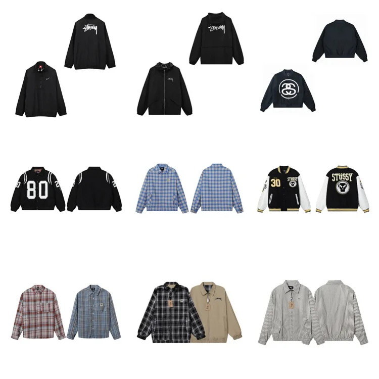 Stussy plaid coat  (40 styles)