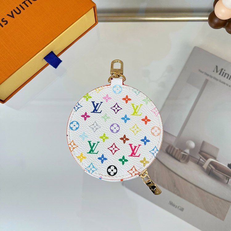 Louis Vuitton Monogram Multicolor Round Coin Purse Pendant