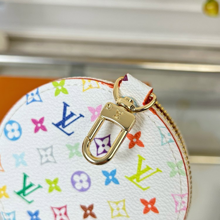 Louis Vuitton Monogram Multicolor Round Coin Purse Pendant