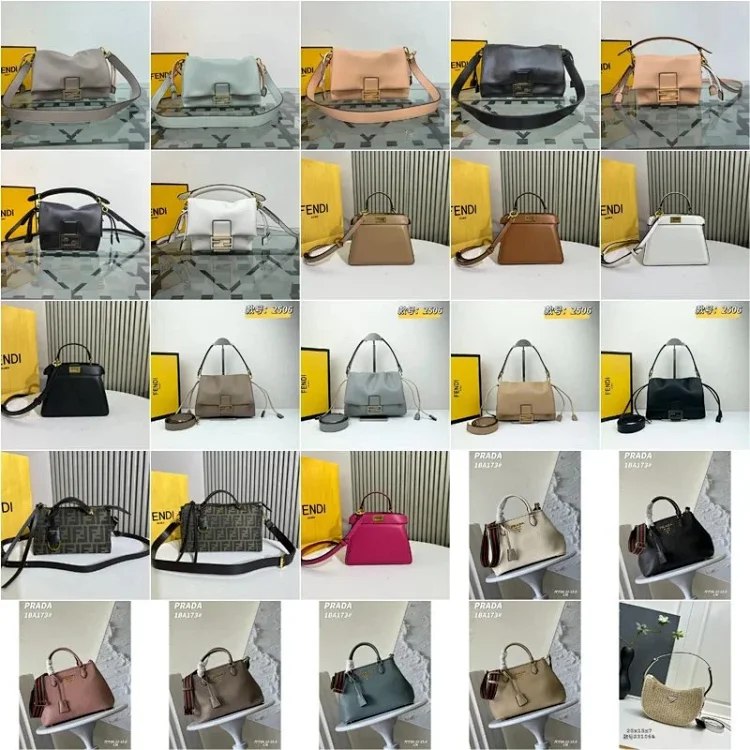 Fendi Baguette & Peekaboo Bags - New Fashion 2025 Women's Large Capacity Versatile Handbags [38 styles]