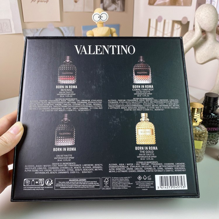 Valentino Rockstud Perfume 4-Piece Sample Set
