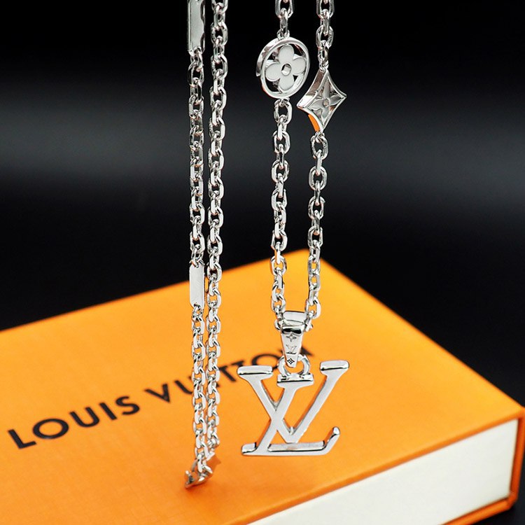 Louis Vuitton LV Letter Necklace [2 styles]