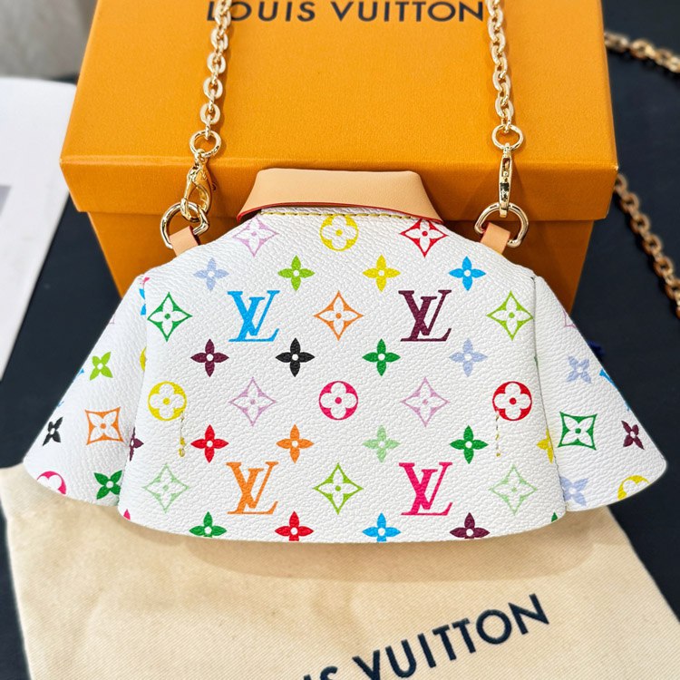 Louis Vuitton Mini Shirt Crossbody Bag with Earphone Compartment and Red Packet Design