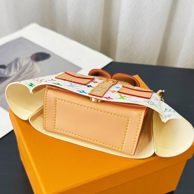 Louis Vuitton Mini Shirt Crossbody Bag with Earphone Compartment and Red Packet Design