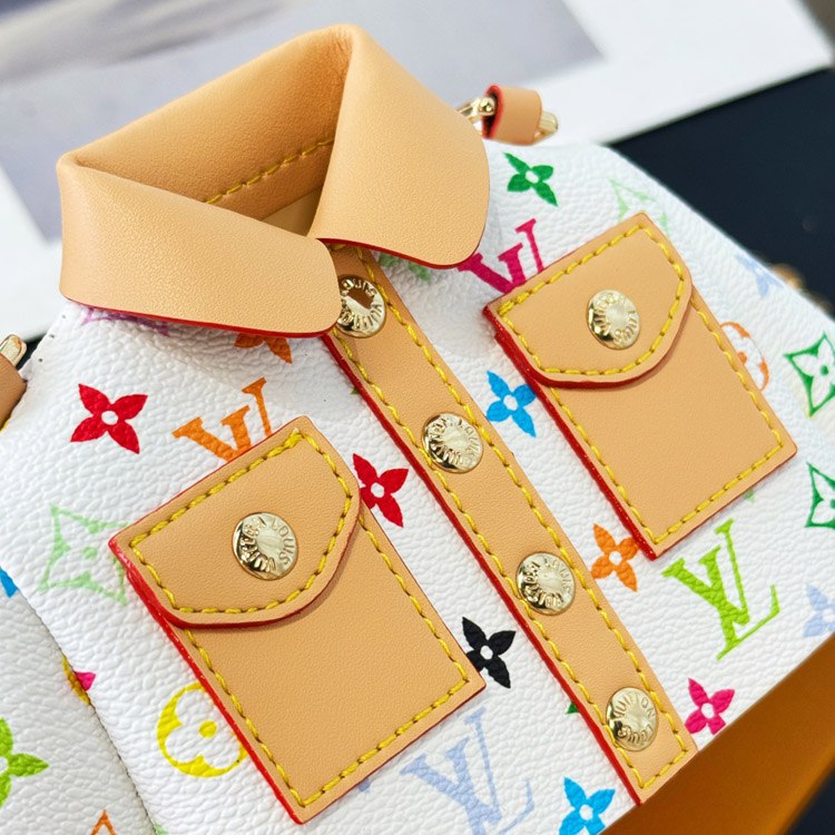 Louis Vuitton Mini Shirt Crossbody Bag with Earphone Compartment and Red Packet Design