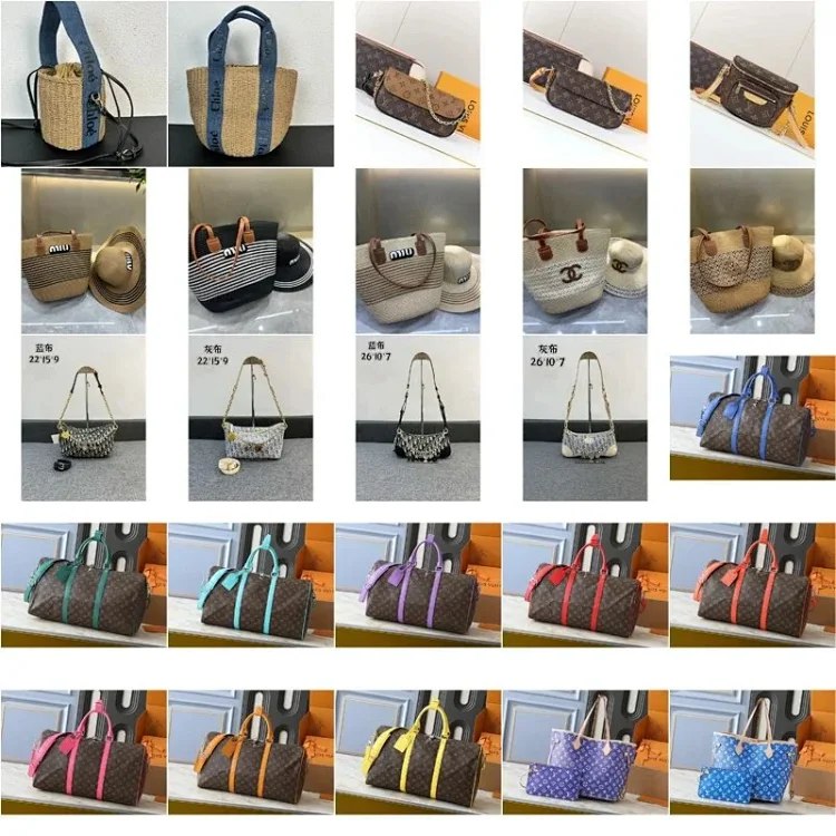 Miu Miu Chanel GG Supreme Large Capacity Short Distance Business Travel Handbag Single Shoulder Crossbody Bag [40 styles]