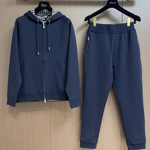 Dior Hoodie and Celine Jogger Pants Set [2 styles]