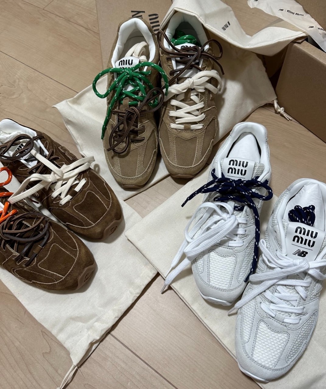 New Balance x Miu Miu MAYA Sneakers [4 styles]